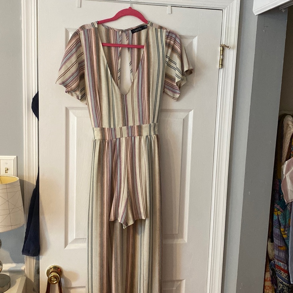 Women’s crystal sky pantsuit, size 11